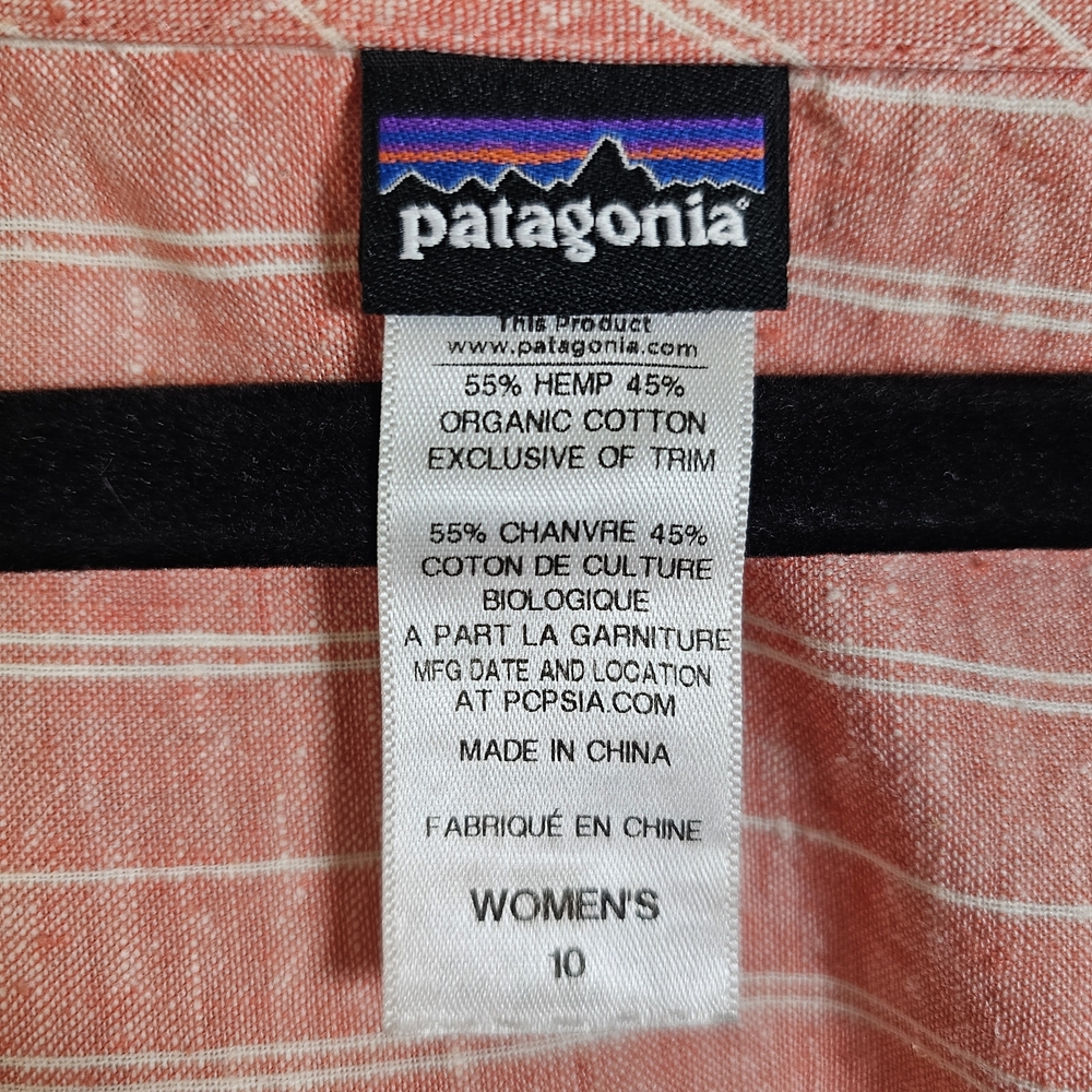 PatagoniaIsland Hemp Crossover Dress - Women's Sz 10 - Picture 5 of 7